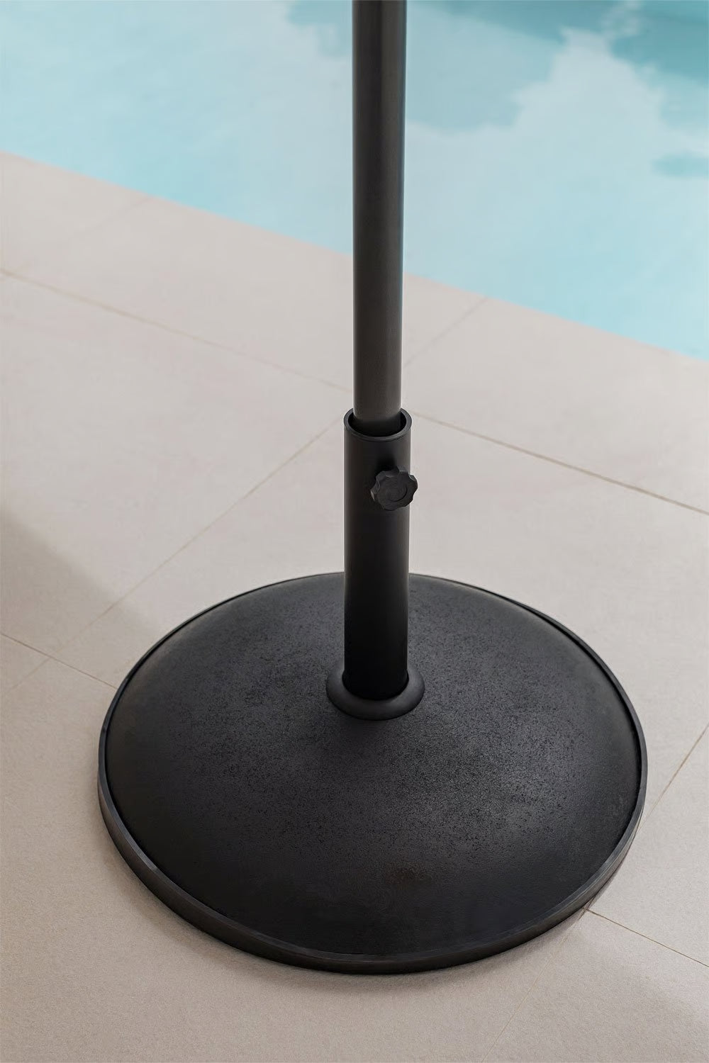Ronde parasolvoet Ø59 cm van beton zwart