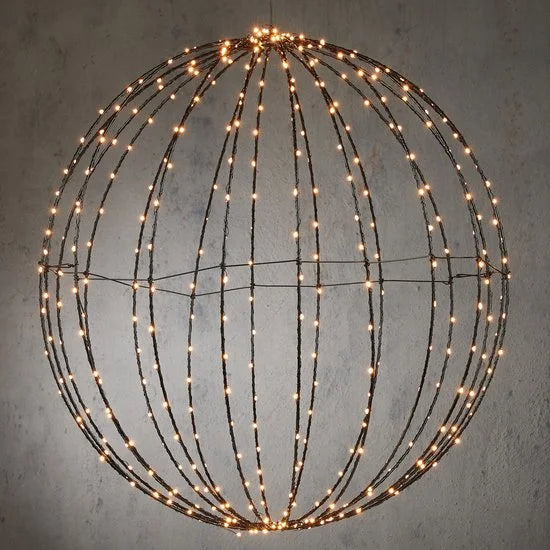 Lichtbol LED - Lichtbal Ø 60 cm - Kerstdecoratie - Kerstverlichting Buiten en Binnen - Kerst Licht Slinger - LED licht