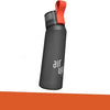 Drinkfles antraciet 650 ml Bottle Waterfles geurwater