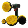 Set Van 4 Borstels (gele harde haren) Voor Boormachine