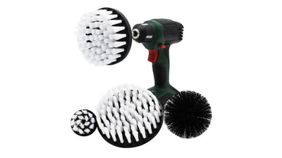 Set Van 4 Borstels (witte zachte haren) Voor Boormachine