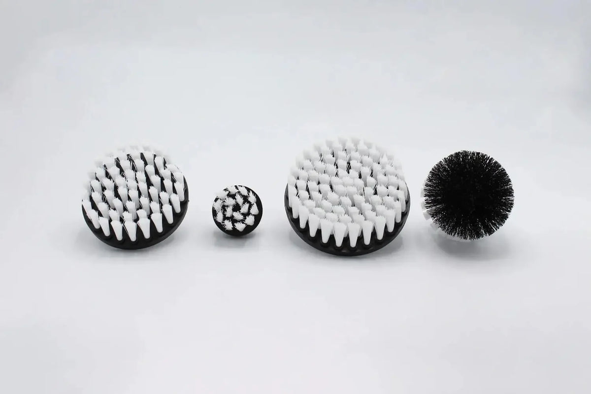 Set Van 4 Borstels (witte zachte haren) Voor Boormachine