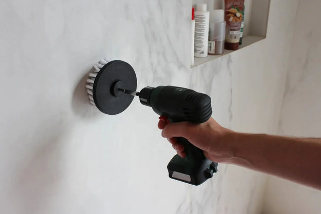 Set Van 4 Borstels (witte zachte haren) Voor Boormachine