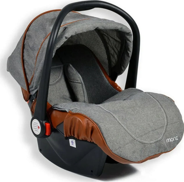 Kinderzitje Autostoeltje 0-13kg Donkergrijs met Voetenzak