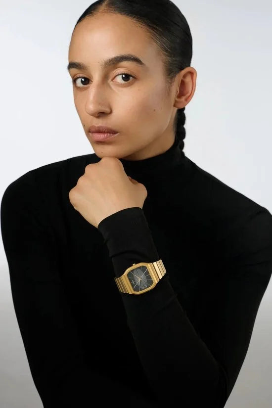 Max Orion Gold Black Horloge