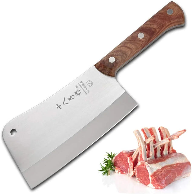 Heavy Duty Heft Cleaver slagersmes voor het hakken van botten Stevig keukenmes