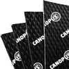 CANOPUS Car Sound Deadening Mat  80 mil 5 sqft  Pack of 5 Sheets  Butyl Sound Deadener Mat  Audio Car Sound Dampening Material for Car Trunk  Door  Floor and Ceiling  Black
