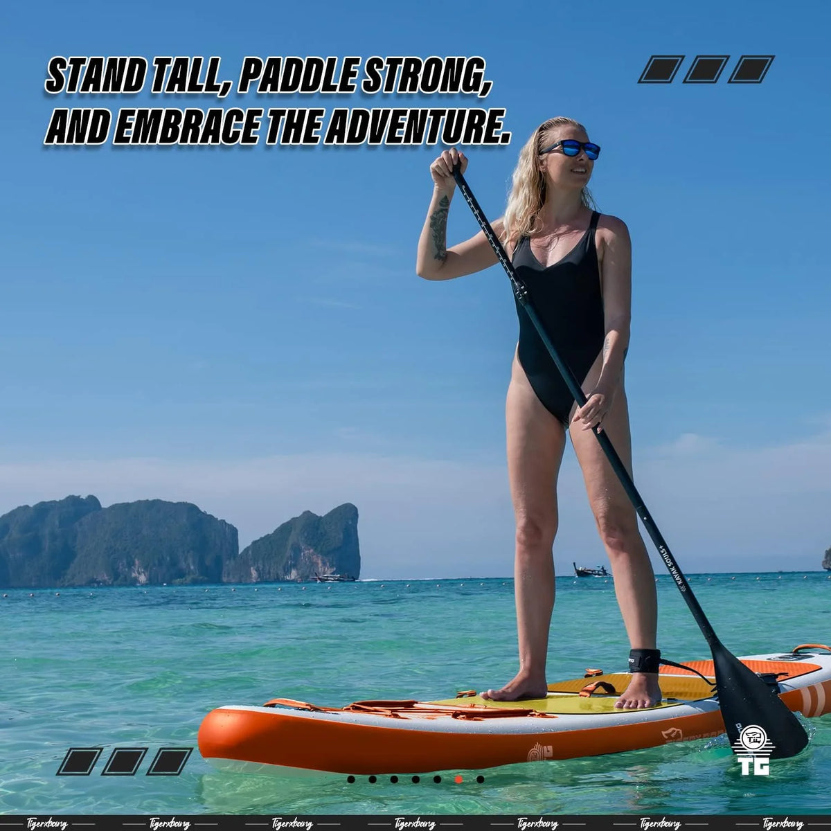 Opblaasbare stand-up paddleboards 305 x 76 x 15