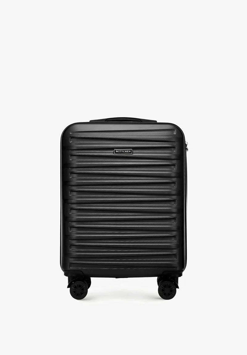 Skyspeed Line Harde ABS koffer,  55 x 38,5 x 20cm reiskoffer, trolley, cijferslot, telescopische handgreep, 4 wielen, zwart., Handbagage