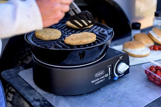 CADAC Dometic - Safari Chef 30 Compact - Ultra Compacte Gasbarbecue - Meerdere Kookoppervlakken