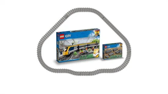 City Rechte en Gebogen Rails - 60205