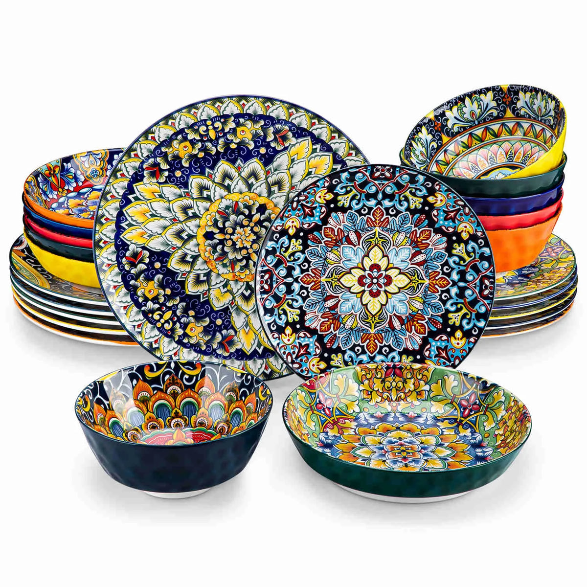 Simi 24 Piece Dinnerware Set