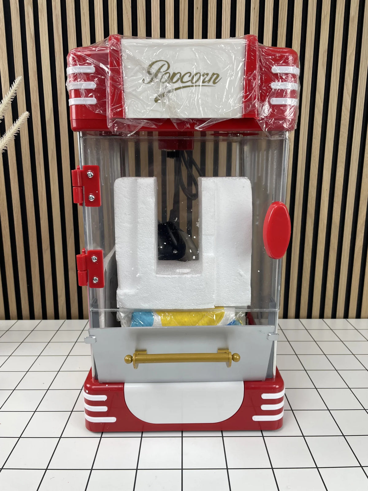 Classic Tabletop Popcorn Maker (Model: OFP-902 Red)