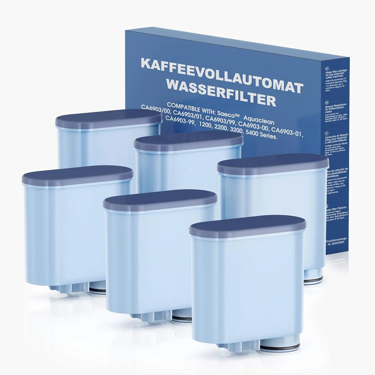 6-pack koffiemachine-waterfilter