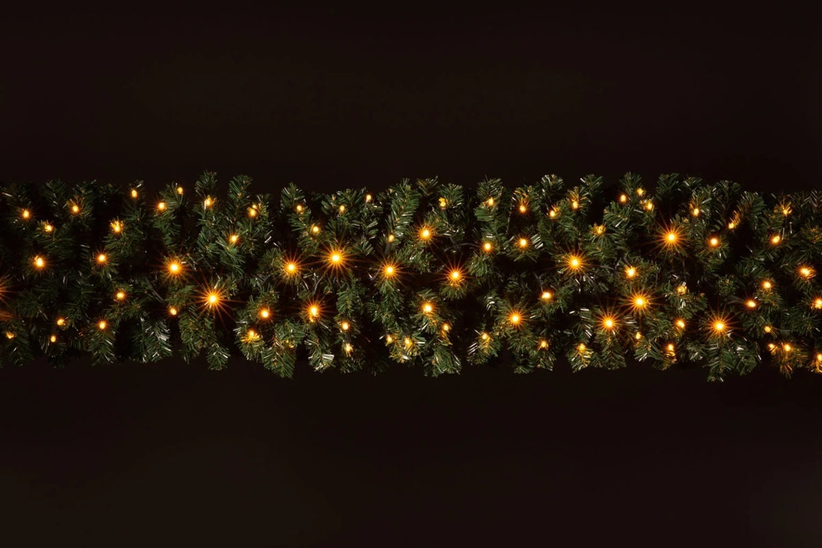 Guirlande met verlichting · Ø 40 cm · Koppelbaar · 200 lampjes · IP67