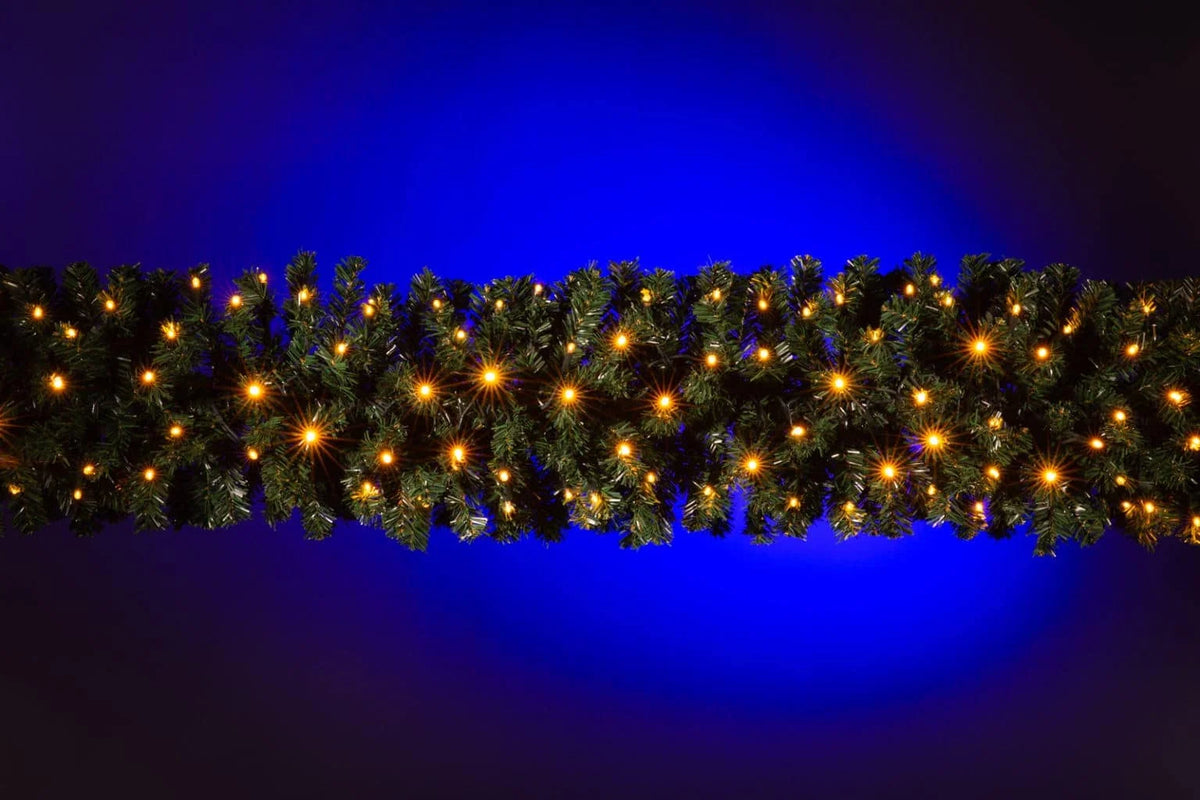Guirlande met verlichting · Ø 40 cm · Koppelbaar · 200 lampjes · IP67
