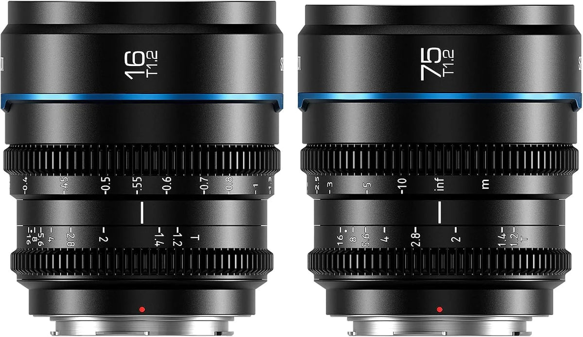 Night Walker T1.2 S35 Cine Lens Set, 16mm, 75mm