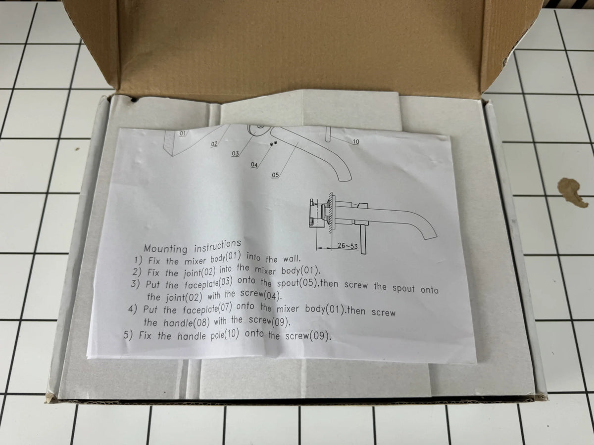 A0006497 Inbouw wastafelmengkraan