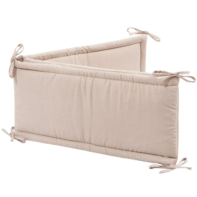 Stootkussen voor Kinderbed 180x30cm- Linen PREMIUM