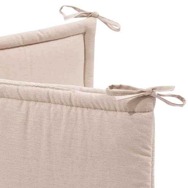 Stootkussen voor Kinderbed 180x30cm- Linen PREMIUM