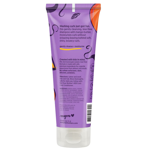 Kids' Curl Shampoo with Tear-Free Formula - 8 fl oz: Paraben-Free, Sulfate-Free, Vegan