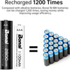 Batterijen AA AAA 2800 / 1100mAh Oplaadbare Batterijen Hoge Capaciteit Ni-MH 1.2V AA/AAA Batterijen HR6 / HR03 Batterijen Oplaadbaar Lage Zelfontlading (24 Stuks)