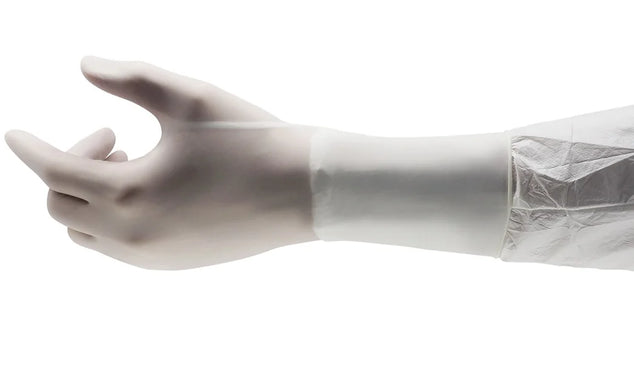 93401 Beige Nitrile Disposable Gloves, Size M, 100 per Pack