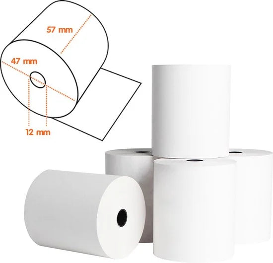 57x47x12mm/57x25mx12mm 50 rollen