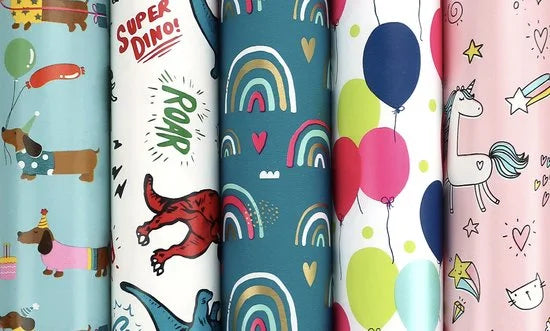 Inpakpapier colorful kids 200x70cm | 50 stuks