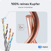500m cat.7A netwerkkabel LAN-kabel AWG 23/1 Oranje kabel cat 7 koper professionele S/FTP PIMF LSZH halogeenvrij RoHS compliant Cat7a cat.7 een Ethernet-gegevenskabel 10Gbit 1000MHz 10 Gigabit