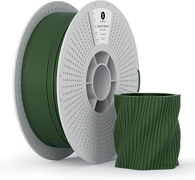 The K5 PETG V2 3D-Printer Filament Forest Green 1.75mm 1KG