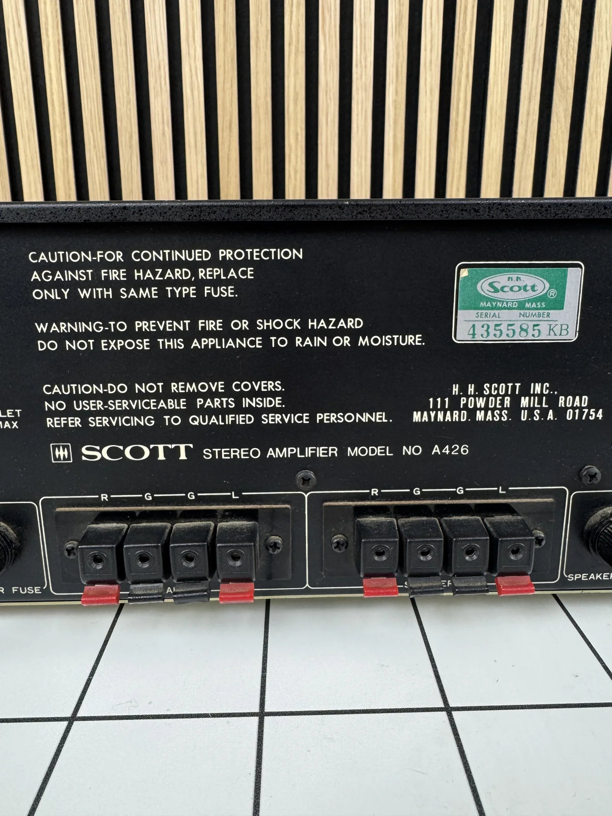 stereo amplifier a 426 geintegreerde