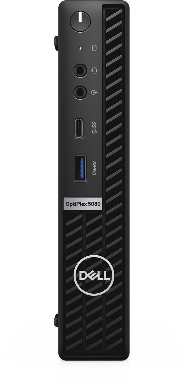 OptiPlex 5080 i5-10500T MFF Intel Core™ i5 16 GB DDR4-SDRAM 256 GB SSD Windows 10 Pro Mini PC Zwart