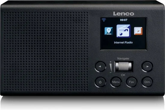 DIR-60BK - Internet radio met Bluetooth® en app bediening - Zwart