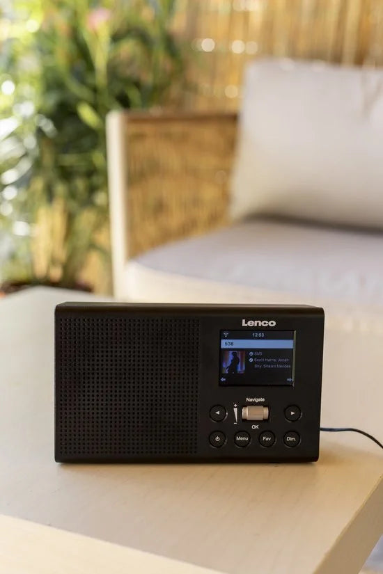 DIR-60BK - Internet radio met Bluetooth® en app bediening - Zwart