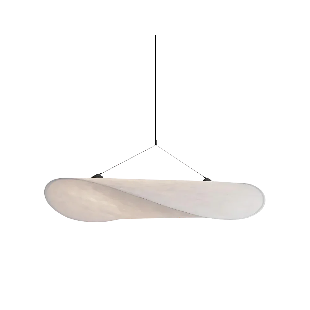60cm Japandi-hanglamp – 1st - Natuurlijk zijde, boho-design voor de woonkamer, eetkamer of slaapkamer