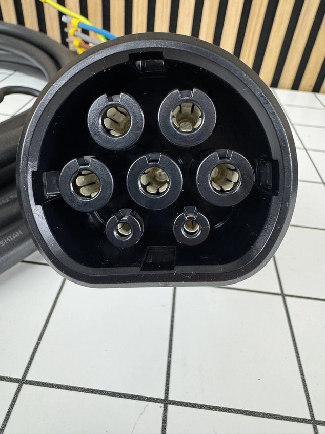 EV lader type 2 32A 3 fase 7,5m