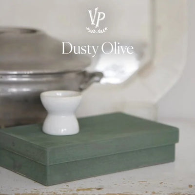 Vintage krijtverf Groene verf Dusty Olive 100ml - Trio pack 1x700ml + 2x100ml 703143