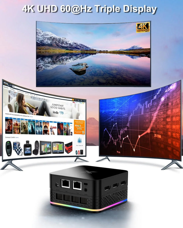 Krachtige Mini PC – Intel N95 | 8GB RAM | 256GB SSD (Model T9PLUS)