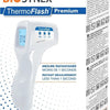 Thermoflash Premium - Infrarood Voorhoofdthermometer - Contactloze Medische Thermometer - Snelle Meting in 1 Seconde - Voor Mensen en Oppervlakken