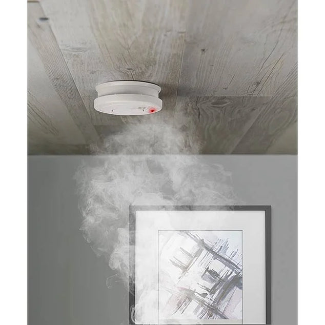 smoke detector with HUSH featu