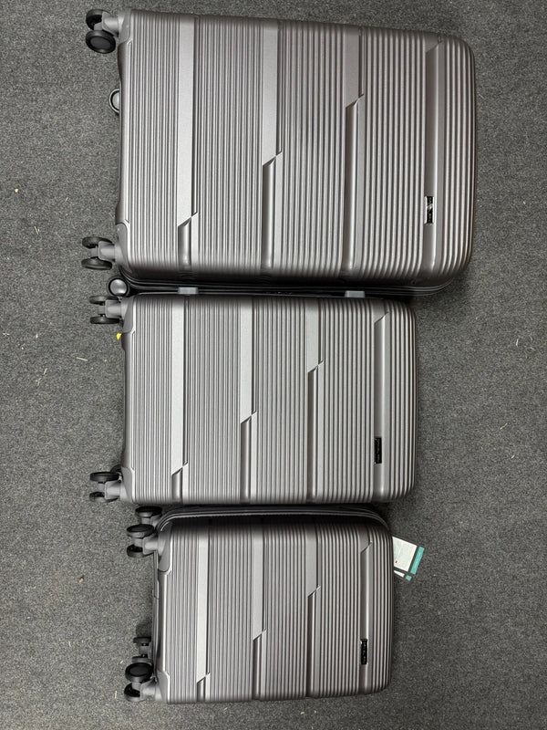 3 set delig koffers Dark grey