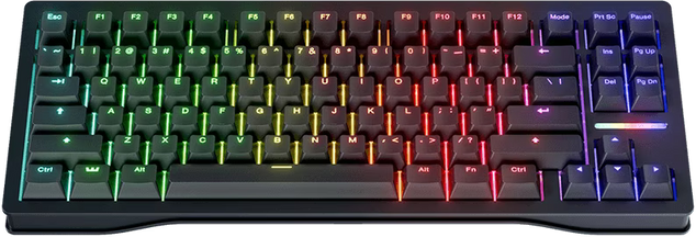 80 HE Lekker Linear60 v2 zwart ANSI US PBT