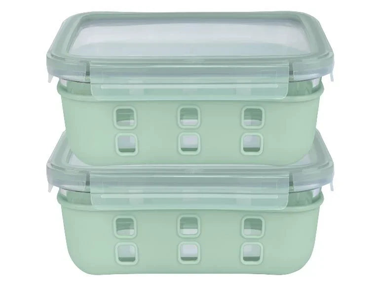 Glazen lunchboxenset