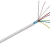 Afgeschermde kabel 6 Aderig 2x0,50 + 4x0,20 wit 200m