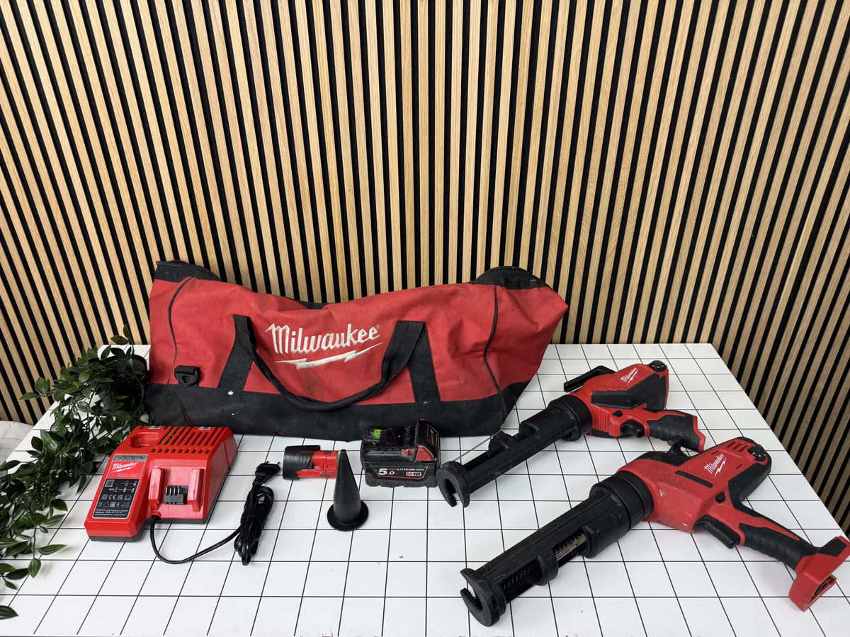 M18 & M12 Kitspuit Set (C18 PCG & M12 PCG) met Accu's, Lader en Tas