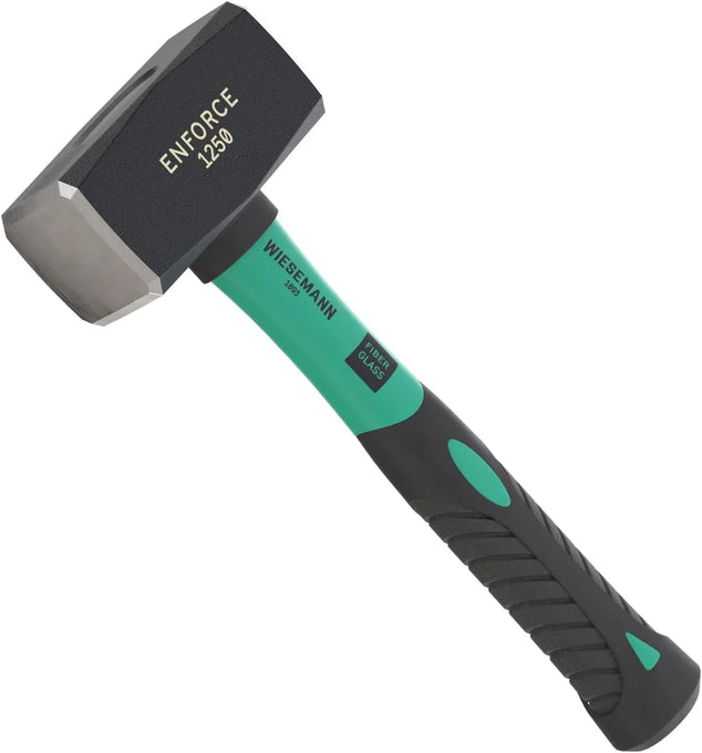 Hamer 1250 g met 2K glasvezel handvat uit de Enforce-serie - Hamerkop gesmeed en inductief gehard I 80546