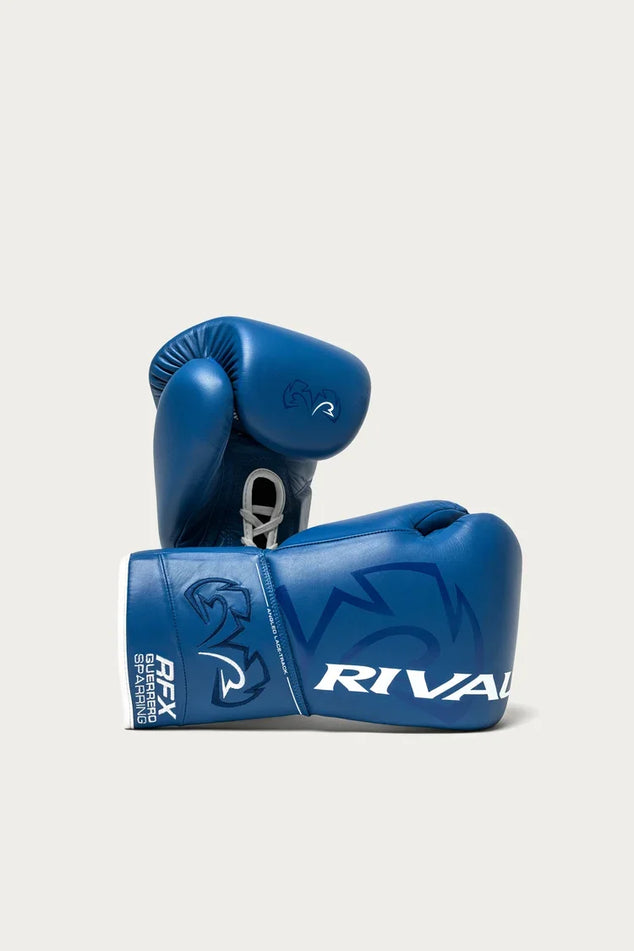RFX-Guerrero HDE-F Lace-Up Sparring Gloves - 16 oz. - Blue