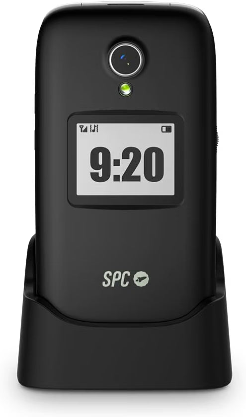 POLARIS - 4G mobiele telefoon voor senioren met grote toetsen en noodoproepknop, compatibel met app voor externe toegang Care (iOS en Android), GPS-tracking en veiligheidswaarschuwingen