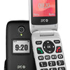 POLARIS - 4G mobiele telefoon voor senioren met grote toetsen en noodoproepknop, compatibel met app voor externe toegang Care (iOS en Android), GPS-tracking en veiligheidswaarschuwingen